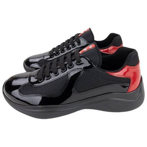 black and red prada runners|prada ladies sneakers.